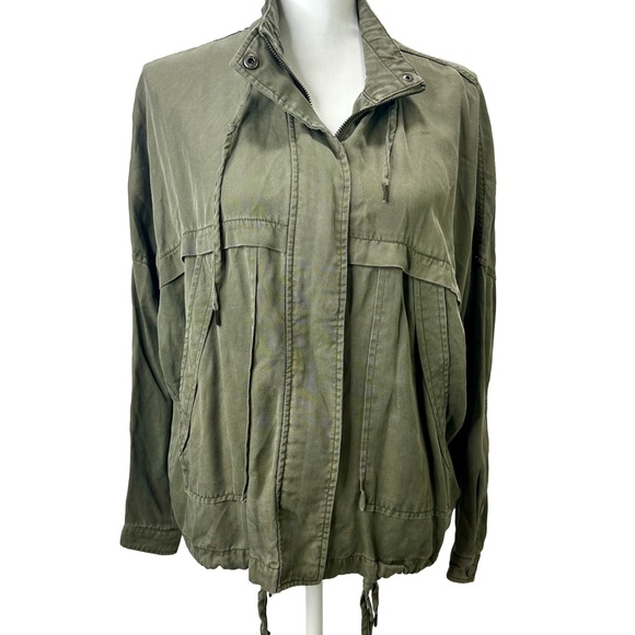 Kimchi Blue Olive Green Utility Jacket Size S - Picture 1 of 9